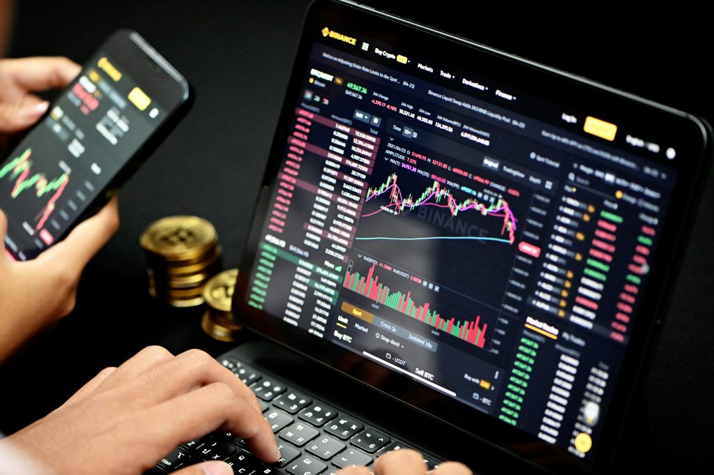 financial instrument chart on binance
